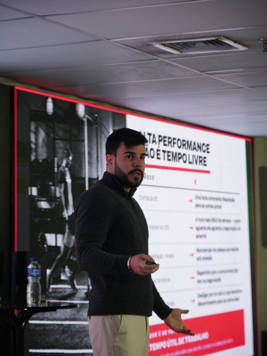 Apresentação sobre alta performance no Empreenda